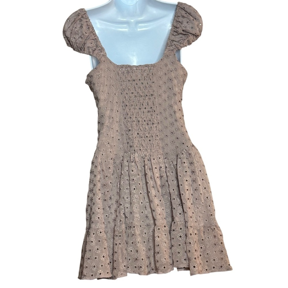 Urban Outfitters Kimchi Blue Leilani Broderie Mini Dress SZ. M - Picture 11 of 16